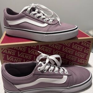 Vans Pastel Purple Sneakers with White Accents
